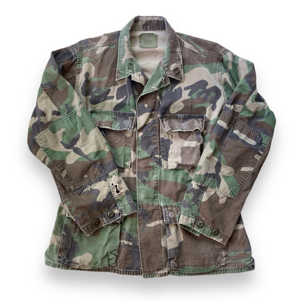 Vintage Camouflage Military Jacket